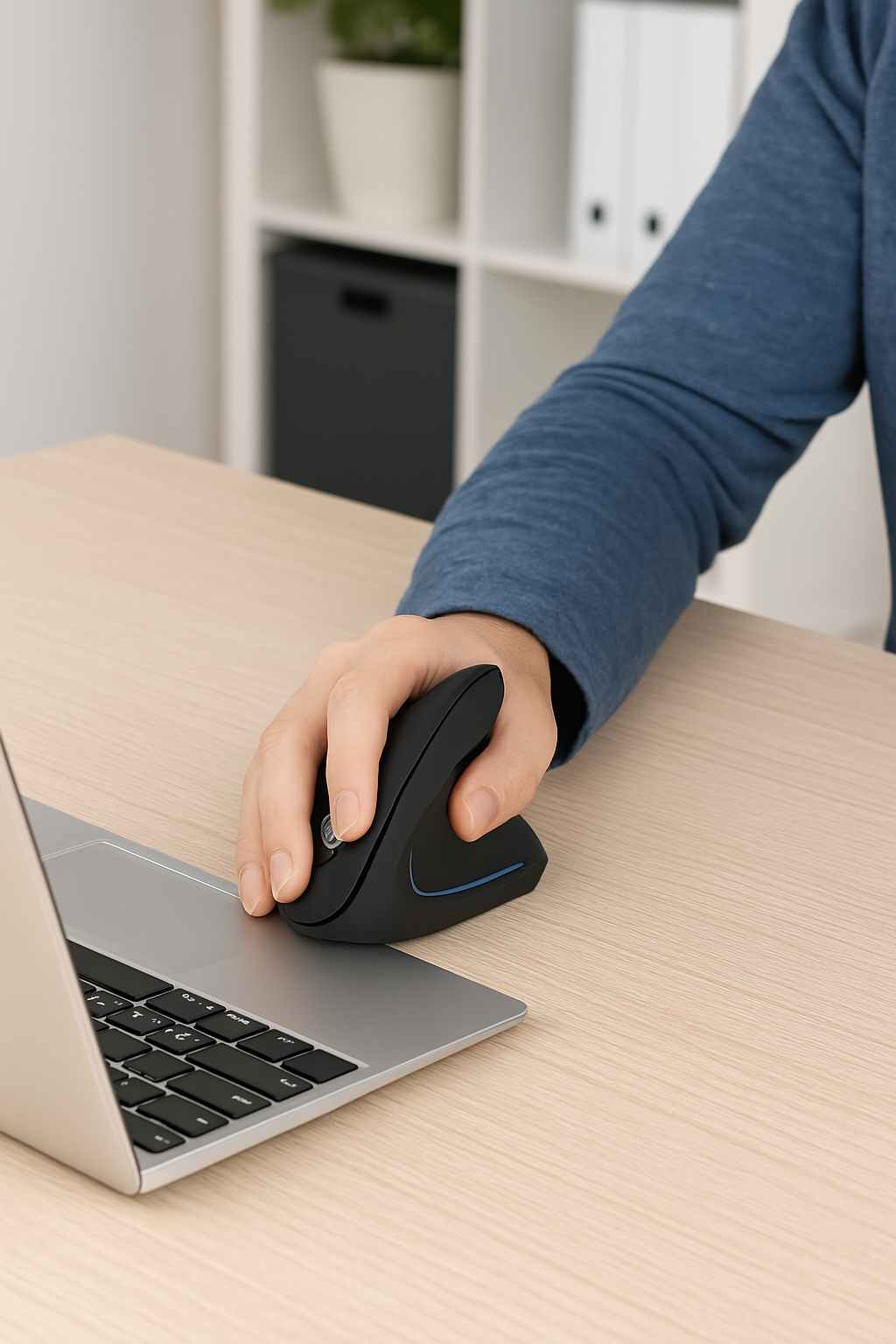 Souris Ergonomique Verticale – Travaillez sans douleur
